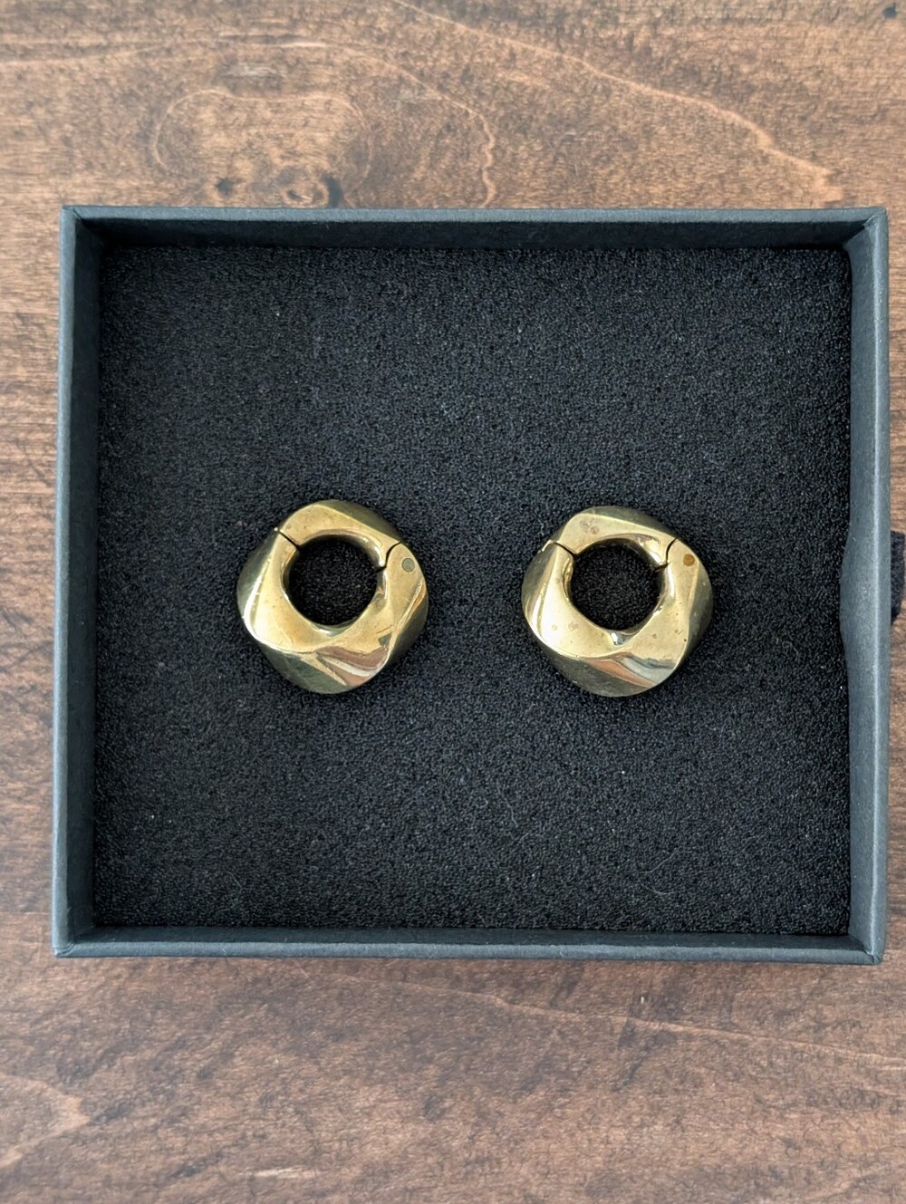 Gold hoops Ear Hangers | Ask & Embla
